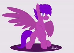 Size: 7689x5505 | Tagged: safe, artist:samsailz, oc, oc only, pegasus, pony, lineless, solo, wings