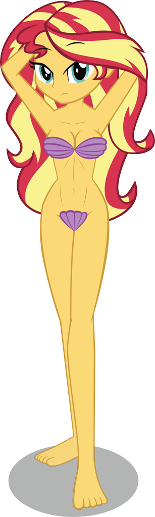 2789409 - safe, artist:sozglitch, sunset shimmer, oc, oc:anon, equestria  girls, barefoot, big breasts, boob squish, breasts, cleavage, controller,  dualshock controller, duo, feet, female, jpeg, male, simple background,  sunset jiggler, white background 