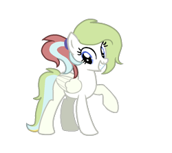 Size: 900x800 | Tagged: safe, artist:ngthanhphong, oc, oc only, oc:gamer beauty, pegasus, pony, female, mare, ponytail, simple background, solo, transparent background