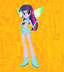 Size: 534x605 | Tagged: safe, artist:r-gonz, artist:selenaede, twilight sparkle, alicorn, fairy, human, equestria girls, g4, barely eqg related, base used, bloom (winx club), blue wings, boots, clothes, crossover, crown, eqg promo pose set, fairy wings, fairyized, female, fingerless gloves, gloves, hand on hip, high heel boots, high heels, jewelry, looking at you, magic winx, regalia, shoes, solo, twilight sparkle (alicorn), wings, winx, winx club, winxified