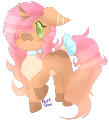 Size: 1195x1326 | Tagged: safe, artist:pasteldraws, oc, oc only, pony, bell, blushing, bow, curly hair, cute, fluffy mane, simple background, solo, transparent background
