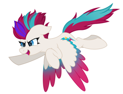 Size: 2600x2000 | Tagged: safe, artist:memeancholy, artist:ponkus, zipp storm, pegasus, pony, g5, collaboration, cute, female, flying, high res, mare, png, simple background, solo, transparent background