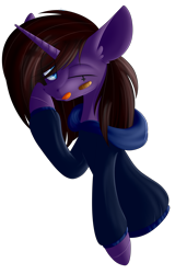 Size: 1870x2913 | Tagged: safe, artist:mediasmile666, oc, oc only, pony, unicorn, bandage, bust, clothes, hoodie, licking, licking lips, one eye closed, simple background, solo, tongue out, transparent background, wink