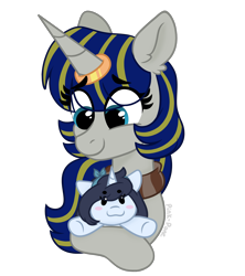 Size: 2000x2250 | Tagged: safe, artist:pink-pone, oc, oc only, oc:gray area, pony, unicorn, bust, female, foal, high res, horn, horn ring, mare, portrait, ring, simple background, transparent background