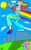 Size: 600x976 | Tagged: safe, artist:ropanotina, rainbow dash, human, g4, fanart, humanized, ibispaint x, my little pony logo, rainbow, running, solo, speedpaint