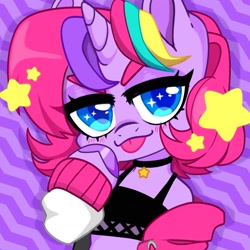 Size: 2101x2101 | Tagged: safe, artist:techycutie, oc, oc only, oc:techy twinkle, pony, unicorn, semi-anthro, :p, arm hooves, clothes, female, high res, solo, tongue out