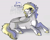 Size: 4000x3200 | Tagged: safe, artist:mylittlegodzilla, oc, oc only, oc:gray bird, pegasus, pony, fake smile, simple background, smiling, solo, teeth, text, tired