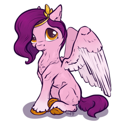 Size: 669x669 | Tagged: source needed, useless source url, safe, artist:safizejaart, pipp petals, pegasus, pony, g5, female, looking at you, mare, missing cutie mark, simple background, sitting, skinny, skinny pipp, solo, thin, transparent background, wings, yellow eyes, yellow-eyed pipp
