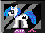 Size: 171x126 | Tagged: safe, artist:intexda, dj pon-3, vinyl scratch, pony, g4, backwards cutie mark, figure, pixel art, solo, toy