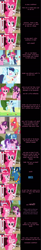 Size: 3300x19952 | Tagged: safe, artist:mlp-silver-quill, big macintosh, coco pommel, double diamond, grogar, night glider, party favor, pinkie pie, soarin', starlight glimmer, sugar belle, earth pony, pegasus, pony, unicorn, comic:pinkie pie says goodnight, g4, april fools, blushing, comic, female, hug, implied sugarmac, male, our town, runway, s5 starlight, shipping, soarinpommel, straight, sweet apple acres