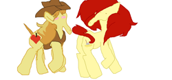 Size: 1668x776 | Tagged: artist needed, safe, braeburn, oc, earth pony, pony, g4, 1000 hours in ms paint