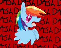 Size: 897x703 | Tagged: safe, rainbow dash, pony, g4, insanity, solo