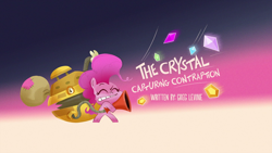 Size: 1920x1080 | Tagged: safe, screencap, pinkie pie, earth pony, pony, g4.5, my little pony: pony life, the crystal capturing contraption, title card