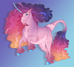 Size: 2000x1800 | Tagged: safe, artist:seffiron, oc, oc only, oc:spectral rave, pony, unicorn, magical lesbian spawn, male, offspring, parent:pinkie pie, parent:twilight sparkle, parents:twinkie, solo, stallion, unshorn fetlocks