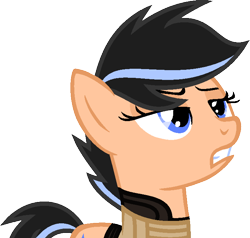 Size: 716x682 | Tagged: safe, artist:kingbases, artist:pegasski, oc, oc only, earth pony, pony, g4, base used, bust, clothes, earth pony oc, eyelashes, female, mare, simple background, solo, transparent background