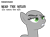 Size: 972x720 | Tagged: safe, artist:kingbases, oc, oc only, earth pony, pony, g4, bald, base, earth pony oc, eyelashes, female, lidded eyes, mare, simple background, solo, transparent background