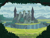 Size: 800x600 | Tagged: safe, artist:rangelost, cyoa:d20 pony, castle, cloud, everfree forest, forest, grass, mountain, no pony, pixel art, ruins, sky