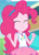 Size: 1920x2691 | Tagged: safe, screencap, pinkie pie, equestria girls, equestria girls series, g4, rollercoaster of friendship, ^^, clothes, cropped, cute, diapinkes, equestria land, eyes closed, female, geode of sugar bombs, jewelry, magical geodes, necklace, rah rah skirt, skirt, smiling, solo, tank top