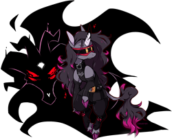 Size: 2572x2101 | Tagged: safe, artist:hoshmyposhes, fhtng th§ ¿nsp§kbl, oleander (tfh), pony, unicorn, them's fightin' herds, community related, duo, female, guilty gear, high res, simple background, transparent background, zato-1