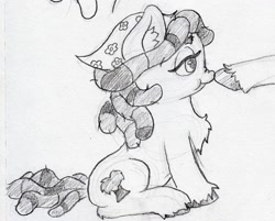 Size: 1670x1346 | Tagged: safe, artist:lost marbles, tree hugger, earth pony, pony, g4, pencil drawing, traditional art