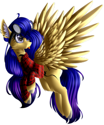 Size: 2233x2686 | Tagged: safe, artist:mediasmile666, oc, oc only, pegasus, pony, :p, female, flying, goggles, high res, mare, simple background, solo, spread wings, tongue out, transparent background, wings