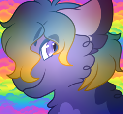 Size: 390x362 | Tagged: safe, artist:nobleclay, oc, oc only, pony, bust, male, portrait, solo, stallion