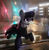 Size: 1267x1285 | Tagged: safe, artist:hitbass, octavia melody, earth pony, pony, g4, city, city lights, clothes, coat, cute, ear fluff, open mouth, rain, solo, tavibetes