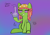 Size: 1024x720 | Tagged: safe, artist:globlet_, tree hugger, earth pony, pony, g4, 420, bong, dreadlocks, drugs, high, looking at you, marijuana, multicolored hair, pastel, pastel background, red eyes, smiling, smiling at you, solo, stoned, stoner, tree hugger smoking