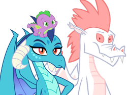 Size: 800x600 | Tagged: safe, artist:angel147196, artist:hendro107, artist:thesharp0ne, edit, vector edit, fizzle, princess ember, spike, dragon, g4, alternate universe, baby, baby spike, dragoness, ember is spike's mother, father and child, father and son, female, fizzle is spike's father, fizzlember, husband and wife, male, mother and child, mother and son, parent:fizzle, parent:princess ember, parents:fizzlember, raised eyebrow, shipping, simple background, smiling, spread wings, straight, transparent background, trio, vector, wings, younger
