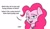 Size: 3621x2132 | Tagged: safe, artist:datzigga, pinkie pie, earth pony, pony, g4, bedroom eyes, high res, lips, meme, raised eyebrow, smug, solo