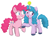 Size: 2250x1674 | Tagged: safe, anonymous editor, artist:heretichesh, color edit, edit, izzy moonbow, pinkie pie, earth pony, pony, unicorn, g4, g5, ball, blushing, colored, cute, diapinkes, duo, female, friendship, happy, holding hooves, horn, horn guard, horn impalement, hornball, izzy and her heroine, izzy's tennis ball, izzybetes, mare, open mouth, png, raised hoof, smiling, tennis ball, unshorn fetlocks