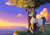 Size: 4973x3523 | Tagged: safe, artist:mrscroup, oc, oc only, oc:sparky starfall, pony, unicorn, absurd resolution, cliff, cloud, crossed hooves, female, jpg, mare, ocean, scenery, sky, smiling, solo, tree, water