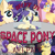 Size: 3000x3000 | Tagged: safe, artist:lechu-zaz, artist:marbeck_213, artist:nekoshiei, artist:nyancat380, star dancer, earth pony, pony, art pack:not a space pony, g4, my little pony: the manga, absurd file size, advertisement, announcement, art pack, art pack cover, female, hairpin, high res, mare, simple background, space helmet, star dancer appreciation collab, stars, teaser, ufo