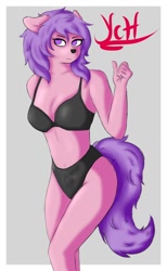 Size: 700x1134 | Tagged: safe, artist:drarkusss0, oc, oc only, earth pony, anthro, belly button, bikini, clothes, commission, female, jpg, solo, swimsuit, your character here