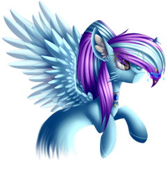 Size: 2409x2490 | Tagged: safe, artist:mediasmile666, oc, oc only, pegasus, pony, high res, music notes, simple background, spread wings, transparent background, wings