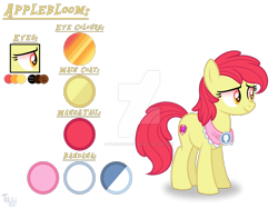 Size: 1280x957 | Tagged: safe, artist:purplepotato04, apple bloom, earth pony, pony, g4, clothes, deviantart watermark, goldie delicious' shawl, obtrusive watermark, older, shawl, simple background, solo, transparent background, watermark