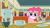 Size: 1280x720 | Tagged: safe, edit, edited screencap, screencap, pinkie pie, pony, g4, the saddle row review, booth, diner, dishes, fat, fat edit, floppy ears, grin, nervous, nervous smile, obese, piggy pie, pudgy pie, restaurant, smiling, solo
