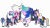 Size: 5360x3008 | Tagged: safe, artist:alandssparkle, artist:andoanimalia, artist:php170, artist:sakatagintoki117, prince blueblood, princess cadance, princess celestia, princess flurry heart, princess luna, shining armor, twilight sparkle, alicorn, pony, unicorn, fallout equestria, g4, the last problem, absurd resolution, alicorn pentarchy, alicorn tetrarchy, alicorn triarchy, clothes, concave belly, crown, fallout, female, filly, filly flurry heart, group, implied wing hole, jewelry, jumpsuit, looking at you, male, mare, older, older flurry heart, pipboy, regalia, royal sisters, royalty, siblings, simple background, sisters, slender, smiling, smiling at you, thin, transparent background, twilight sparkle (alicorn), vault suit, vector