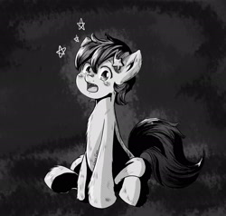 Size: 2500x2378 | Tagged: safe, artist:choco d'pan, star dancer, earth pony, pony, g4, black and white, female, grayscale, high res, mare, monochrome, star dancer appreciation collab