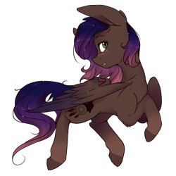 Size: 2700x2700 | Tagged: safe, artist:cookietasticx3, oc, oc only, oc:evening howler, pegasus, pony, colored hooves, high res, looking back, pegasus oc, simple background, solo, transparent background, wings