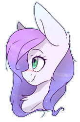 Size: 1568x2386 | Tagged: safe, artist:cookietasticx3, oc, oc only, earth pony, pony, bust, chest fluff, earth pony oc, simple background, smiling, solo, transparent background