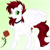 Size: 1600x1611 | Tagged: safe, artist:missbramblemele, oc, oc only, oc:copper rose, pegasus, pony, female, mare, solo