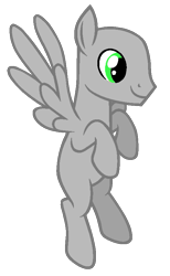 Size: 511x829 | Tagged: safe, artist:katsubases, oc, oc only, pony, bald, base, flying, male, simple background, solo, stallion, transparent background, wings
