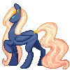 Size: 100x100 | Tagged: safe, artist:siimplymeep, oc, oc only, oc:lotus dawn, pegasus, pony, female, long mane, looking at you, mare, pegasus oc, pixel art, simple background, solo, transparent background