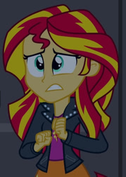Size: 393x550 | Tagged: safe, screencap, sunset shimmer, equestria girls, g4, my little pony equestria girls: rainbow rocks, cropped, female, solo