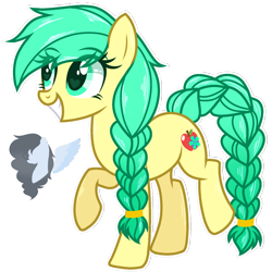 Size: 1448x1448 | Tagged: safe, artist:skyfallfrost, oc, oc only, oc:apple light, earth pony, pony, female, mare, simple background, solo, transparent background
