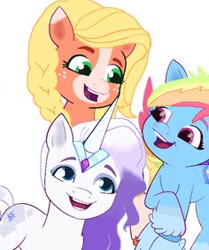 Size: 236x282 | Tagged: artist needed, source needed, safe, applejack, rainbow dash, rarity, g5, applejack (g5 concept leak), g5 concept leaks, g5 speculation, rainbow dash (g5 concept leak), rarity (g5 concept leak), trace