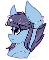 Size: 416x511 | Tagged: safe, artist:cookietasticx3, oc, oc only, earth pony, pony, bust, earth pony oc, eyelashes, simple background, smiling, solo, transparent background