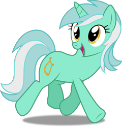 Size: 4795x5000 | Tagged: safe, artist:dashiesparkle, lyra heartstrings, pony, unicorn, .svg available, background pony, female, mare, open mouth, simple background, solo, transparent background, trotting, vector
