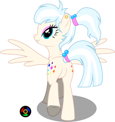 Size: 2974x3154 | Tagged: safe, artist:kyoshyu, oc, oc only, oc:gallery dart, pegasus, pony, butt, female, high res, mare, plot, simple background, solo, transparent background, vector